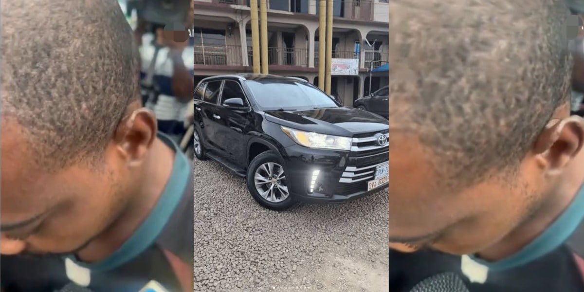 Nigerian man steals boss's car on first day of work, takes it to church for pastor's blessing