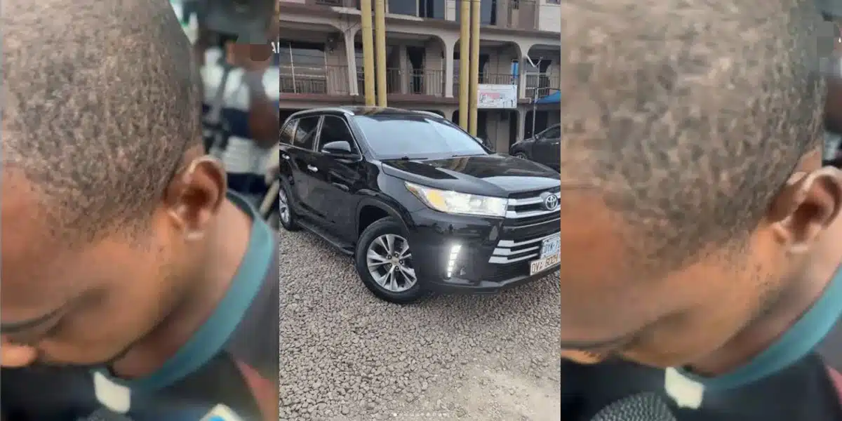 Nigerian man steals boss's car on first day of work, takes it to church for pastor's blessing