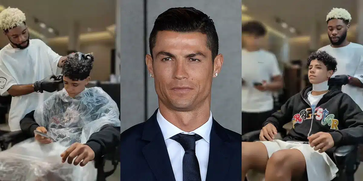 Cristiano Ronaldo laments as son spends $5k weekly on haircut, $40k allowance on clothes, girlfriends