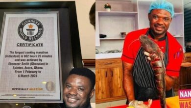 Ghanaian Chef, Smith forges Guinness World Record certificate, fakes an 820-hour Cook-a-Thon