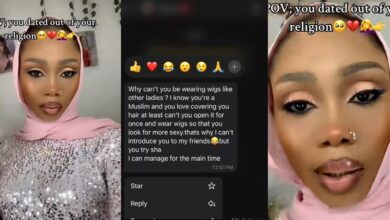 Nigerian lady posts controversial message from boyfriend criticizing her hijab use, sparks online discussion