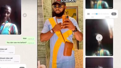 Nigerian man raises eyebrows as he leaks love message from WhatsApp female stalker