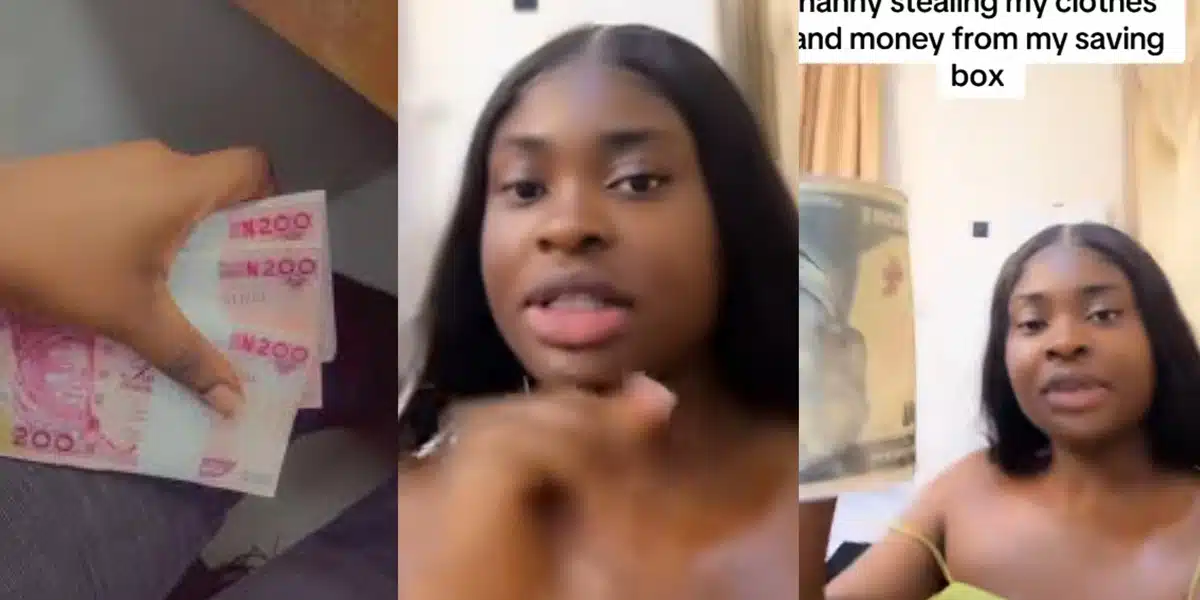 Nigerian woman causes buzz online as she exposes nanny for stealing money from savings box