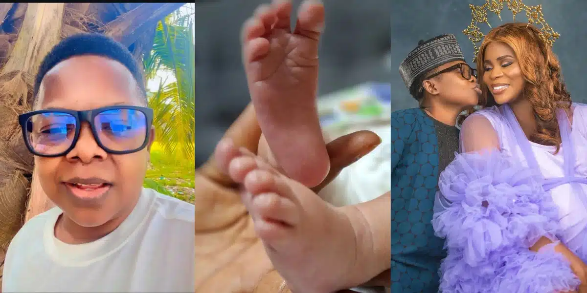 Nollywood star Chinedu Ikedieze, known as Aki, welcomes baby boy