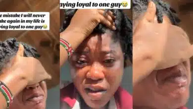 Nigerian lady breaks down online, vows never to stay loyal to one man again