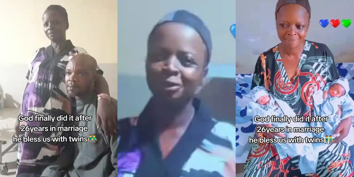 Nigerian couple celebrates birth of twins after 26 years of childlessness
