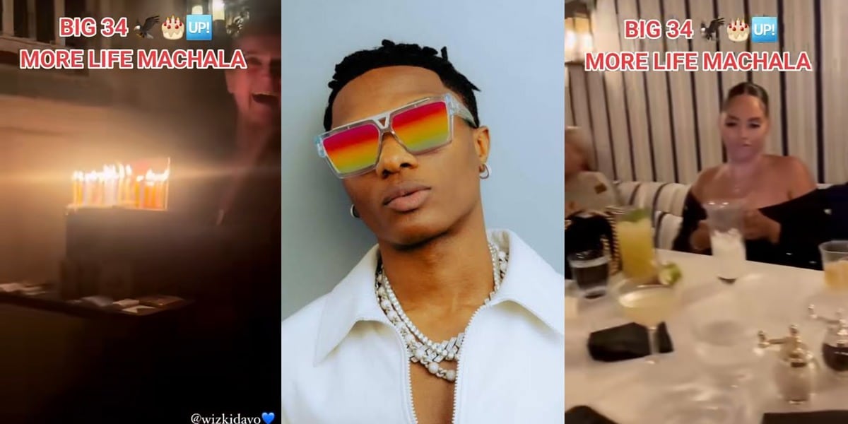 Wizkid celebrates 34th birthday with wife, friends in viral video