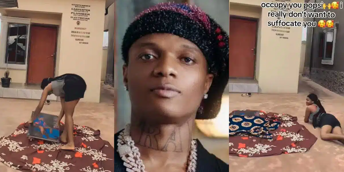 Nigerian lady's special birthday tribute to Wizkid melts hearts online