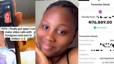 Nigerian lady discovers app that pays women to chat with foreigners and earn dollars, flaunts earnings