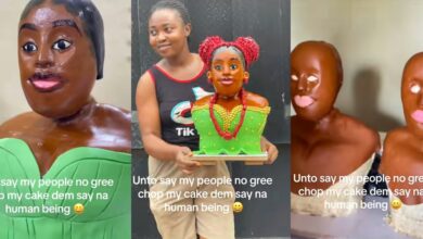 Nigerian baker's cake fails to sell as people say it looks like a human