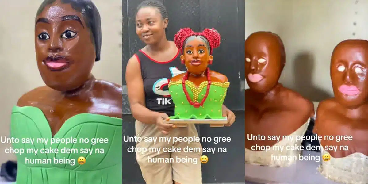 Nigerian baker's cake fails to sell as people say it looks like a human