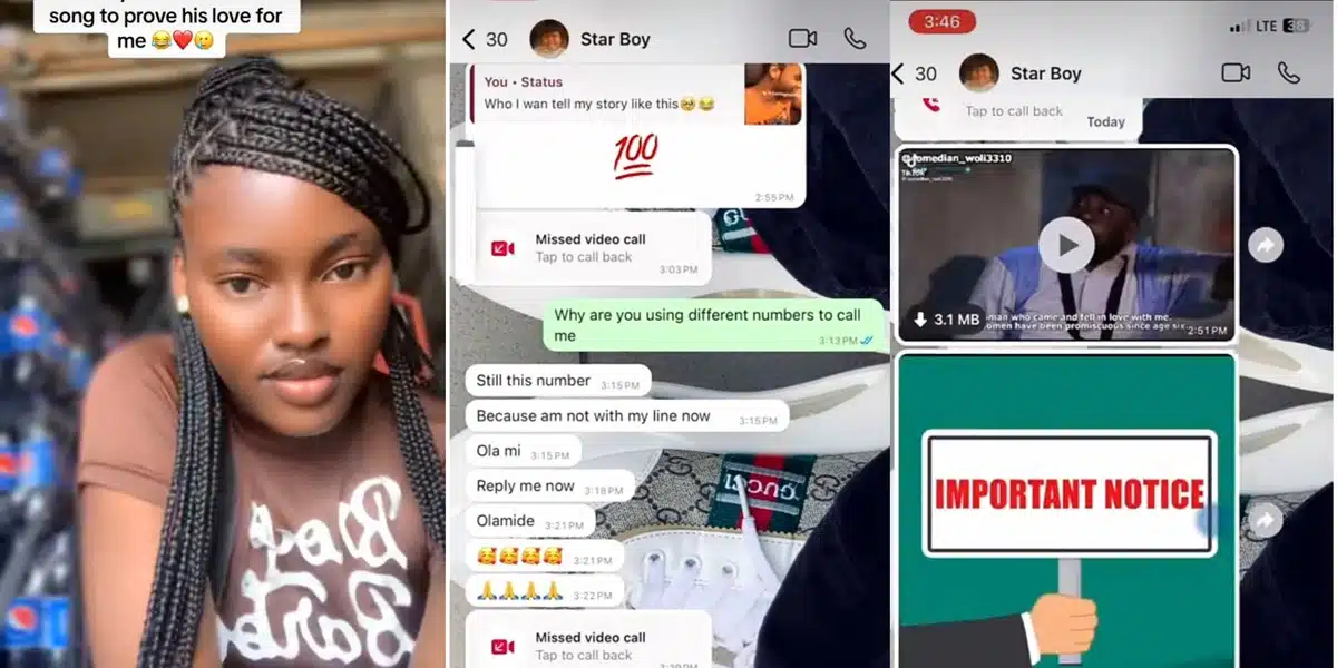 Nigerian lady gets tongues wagging online as she leaks toaster's love song voice note