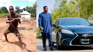 Nigerian man shares inspiring throwback photos from bricklayer to success, flaunts expensive car