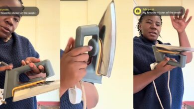 Woman praises 20-year-old iron, used for cooking in boarding school