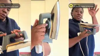 Woman praises 20-year-old iron, used for cooking in boarding school
