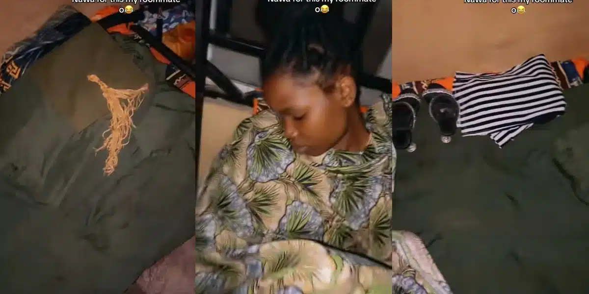 Nigerian student vacates bed for matric gown, sleeps on chair ahead of her matriculation ceremony