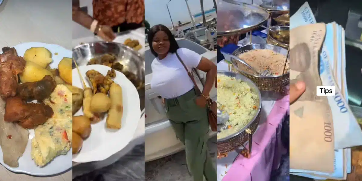 Youth corps member boasts about PPA benefits, shows off free meals, tips online