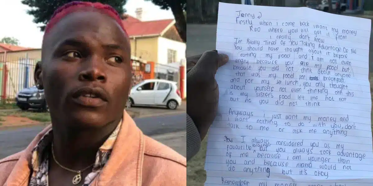 Man sparks buzz online as he eats younger sister's breakfast and lunch; she writes emotional letter