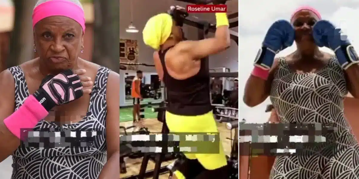 Meet the 73-year-old Nigerian woman who stays fit by weightlifting and boxing