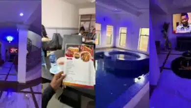 Lady shows off luxurious private hotel her father built in her name