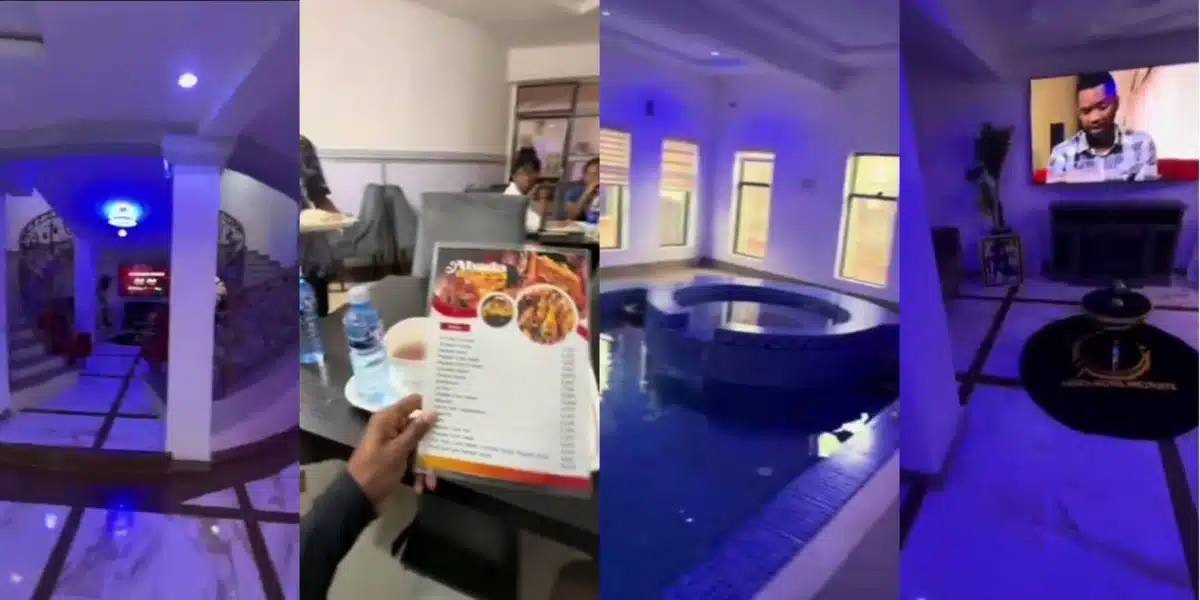Lady shows off luxurious private hotel her father built in her name