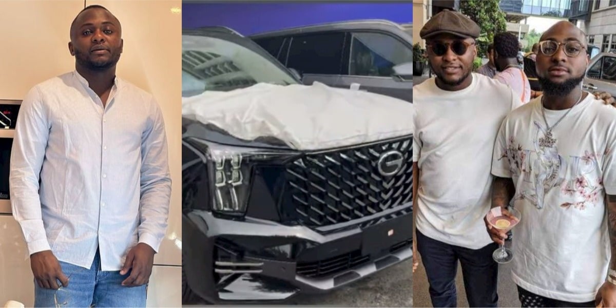 Ubi Franklin pens appreciation to Davido as he receives new car worth ...