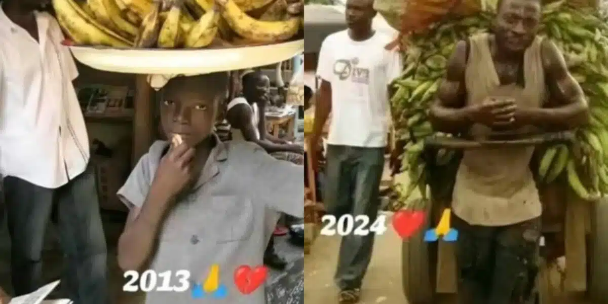 Man shares 11-year transformation, video breaks hearts