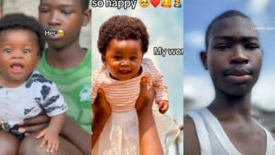 16-year-old flaunts beautiful baby who made him a father