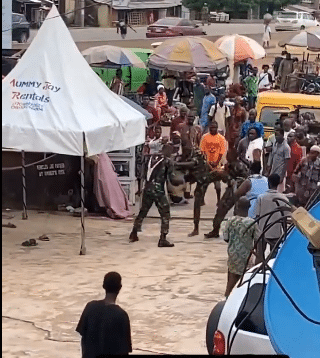 alleged fake soldier military lagos