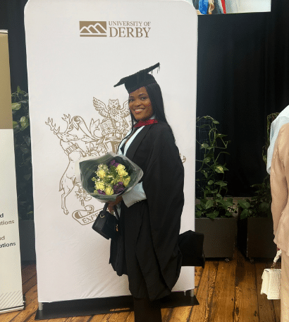 Four years after losing her nursing admission at UNN, lady bags same degree from UK university