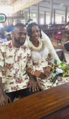 Nigerian couple ties the knot in stunning Isi Agu attire, wedding video goes viral