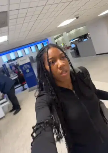 Lady causes buzz as she flies from America to Lagos just to get her hair done