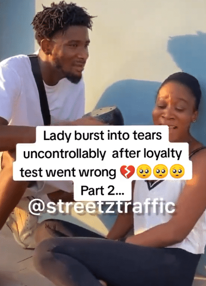 Lady devastated as 8-year relationship crashes after loyalty test on boyfriend