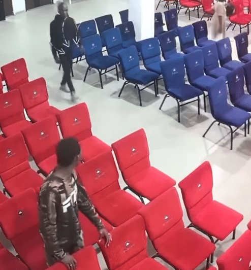 Man caught on CCTV stealing new church member’s phone