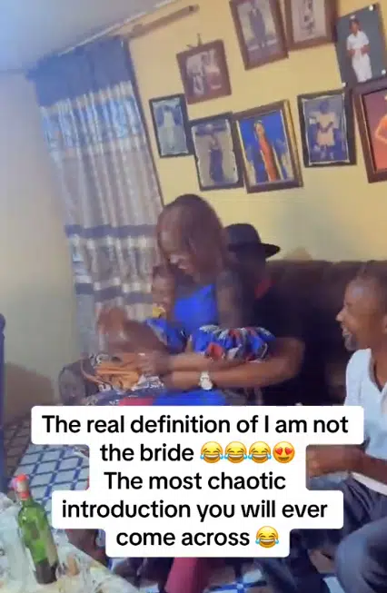 Moment fiancée's family pranks abroad-based man upon his arrival for introduction ceremony