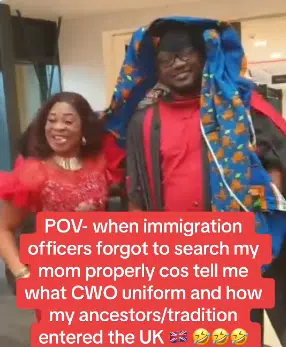 Mom uses her CWO wrapper to cover son as he graduates from a foreign university 