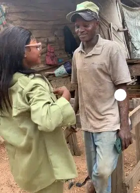 Corper storms father's workshop to honor him after POP, video stirs emotions