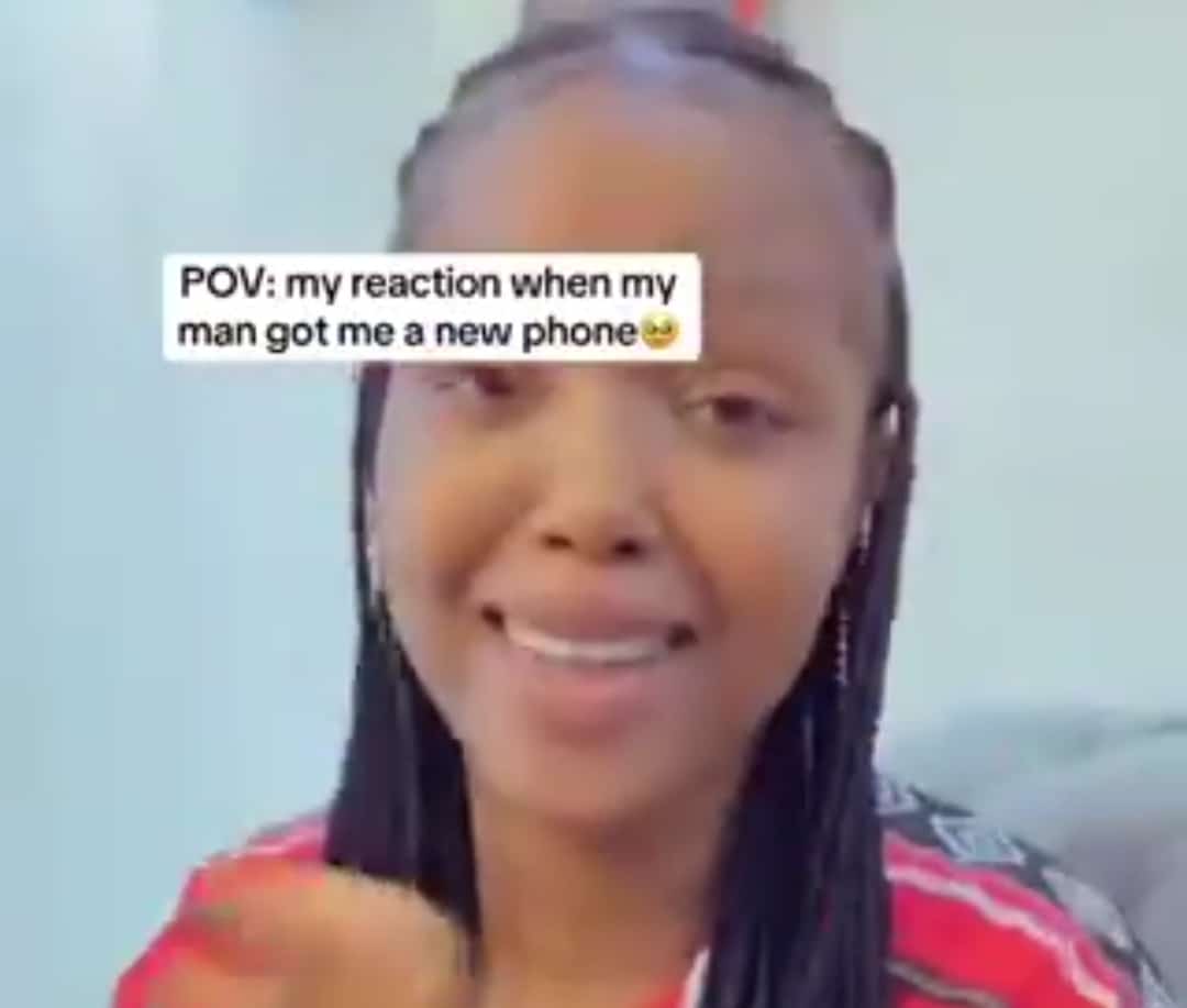 Nigerian lady's reaction trends as boyfriend buys her iPhone 12 Pro Max after Xs Max breaks