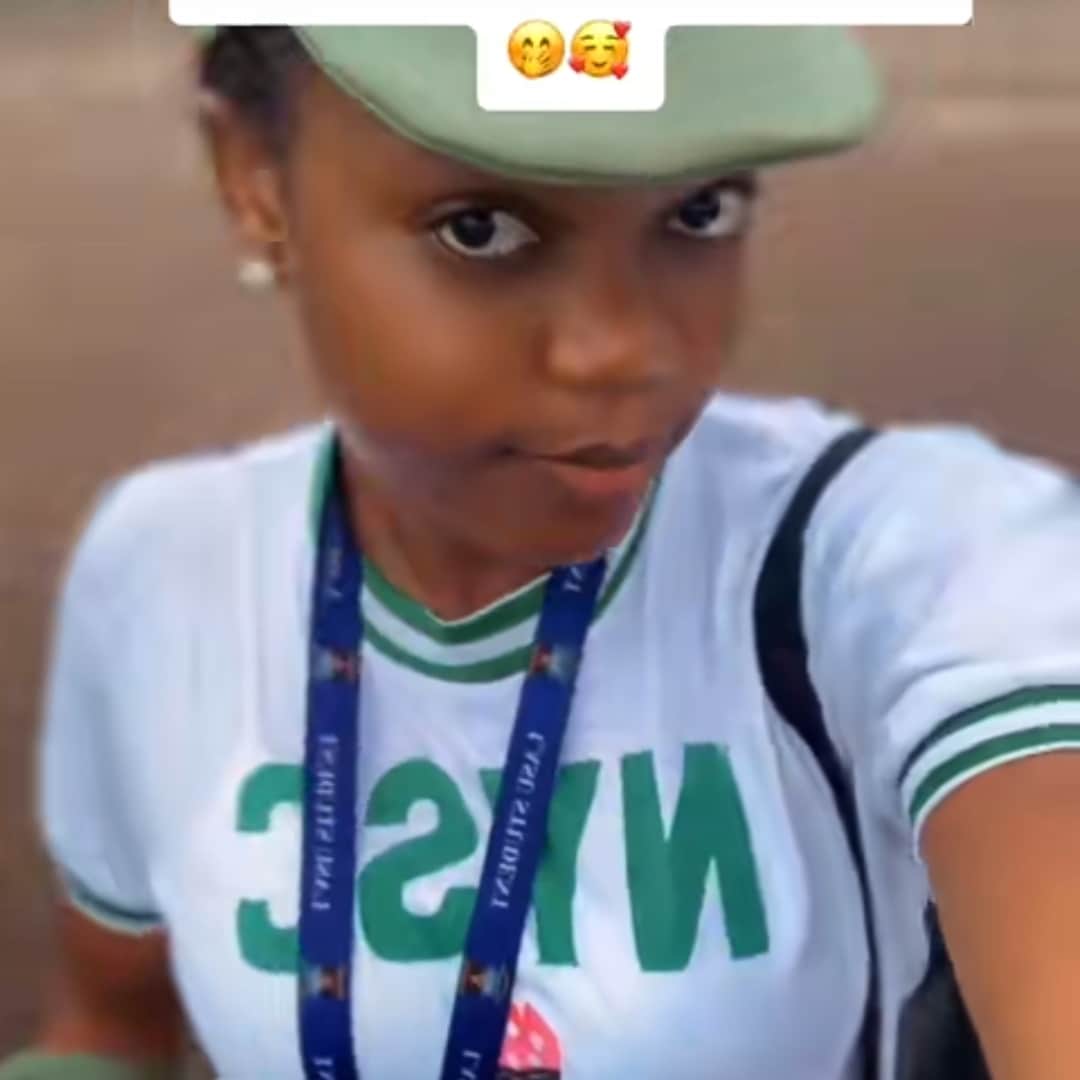 Nigerian lady enjoys 3 weeks of free food at NYSC camp, thanks to her pretty face