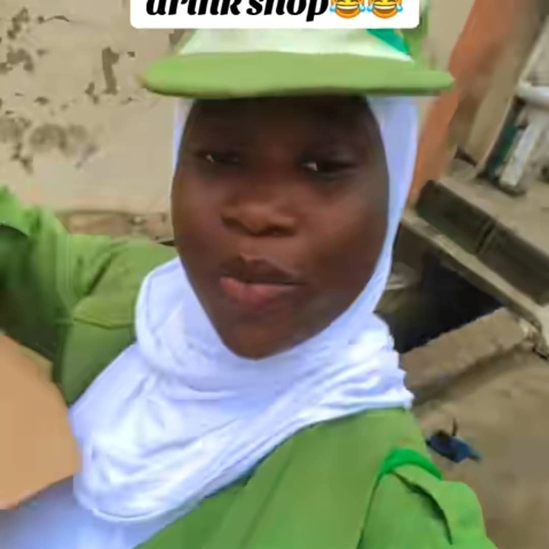 Nigerian youth corps member goes viral as she's posted to soft drink shop by NYSC