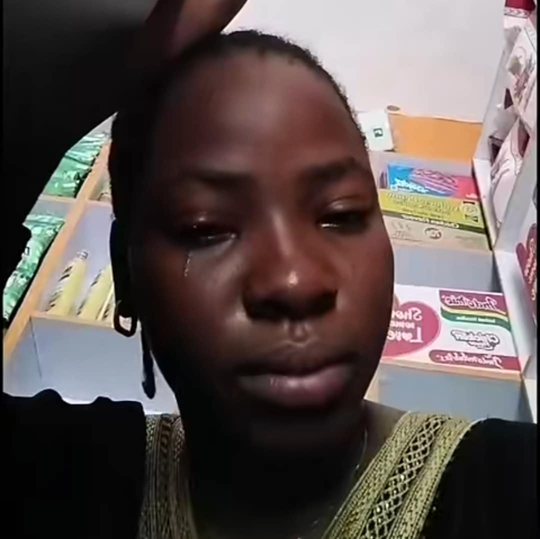 Nigerian lady cries profusely over heartbreak, ends up in hospital