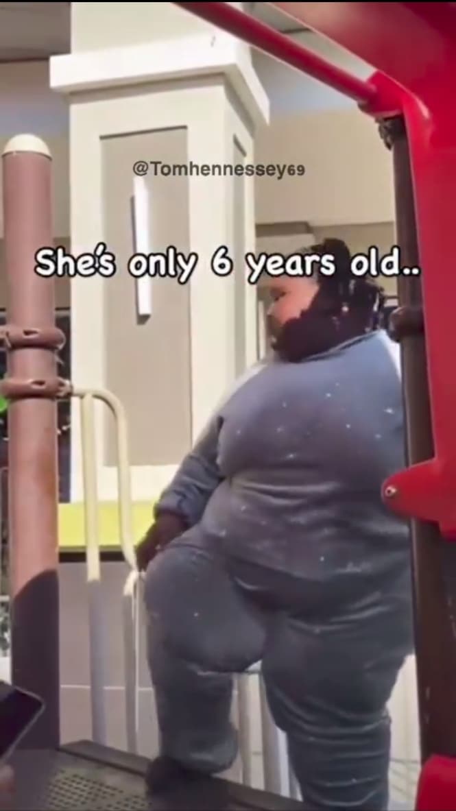 Video of an overweight 6-year-old girl at playground sparks reactions