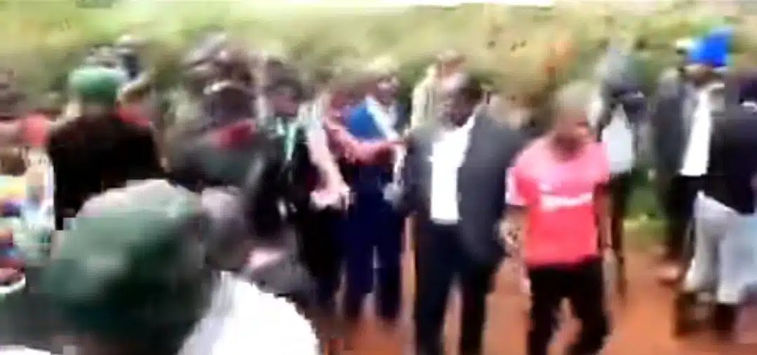 Outrage as Kenyans force politician to walk on muddy road after failing to fix it