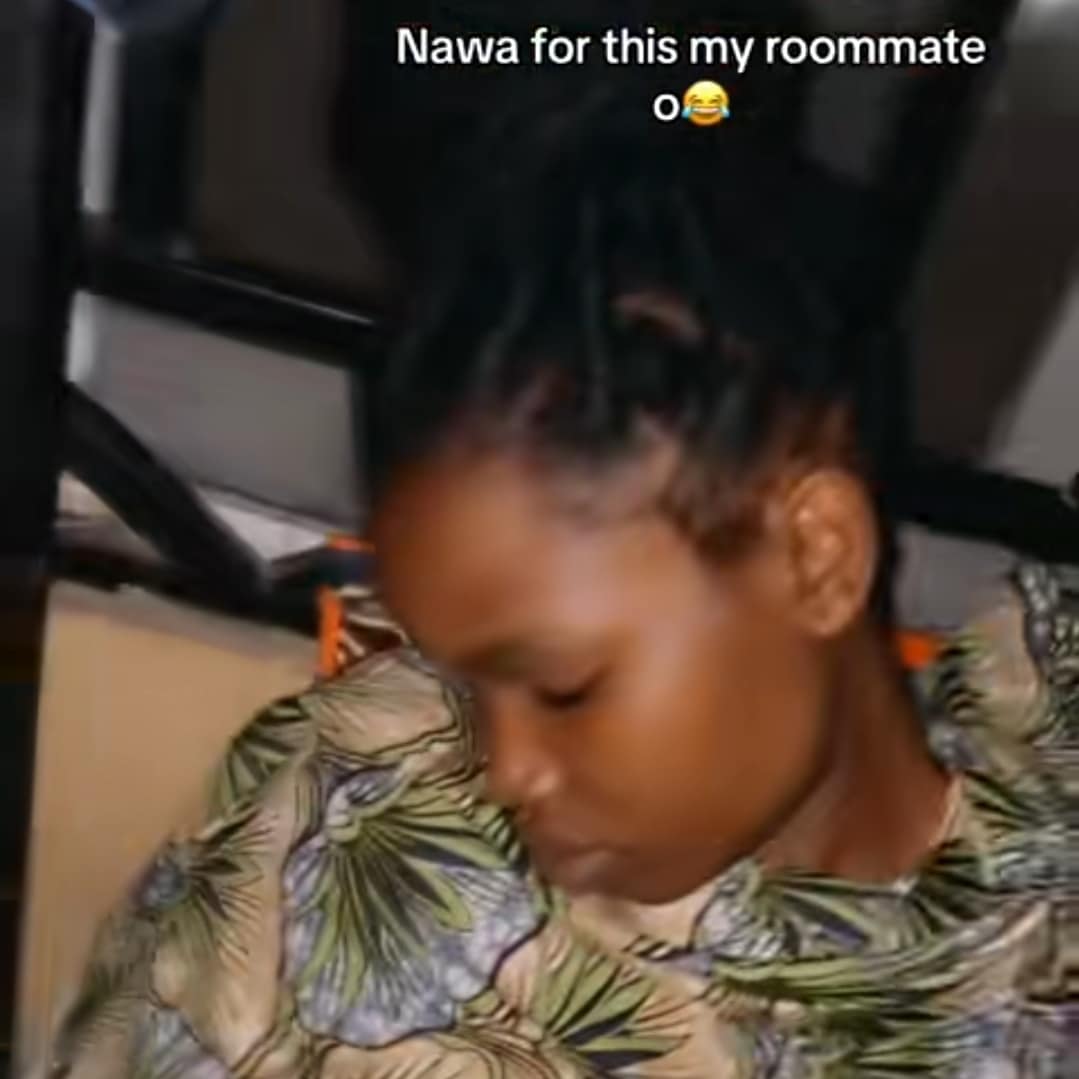 Nigerian student vacates bed for matric gown, sleeps on chair ahead of her matriculation ceremony