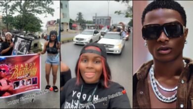 Wizkid's fans hold street rally to celebrate his 34th birthday