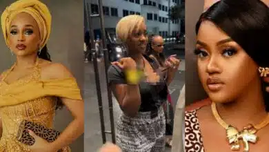 Davido's cousin, Folashade throws shade as she hangs out with Chioma