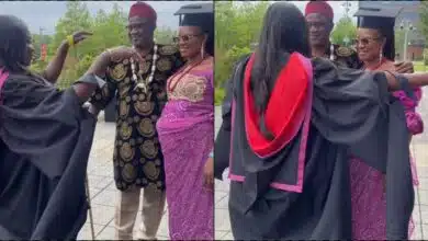 Graduate hails parent for paying N80M to give her two degrees abroad