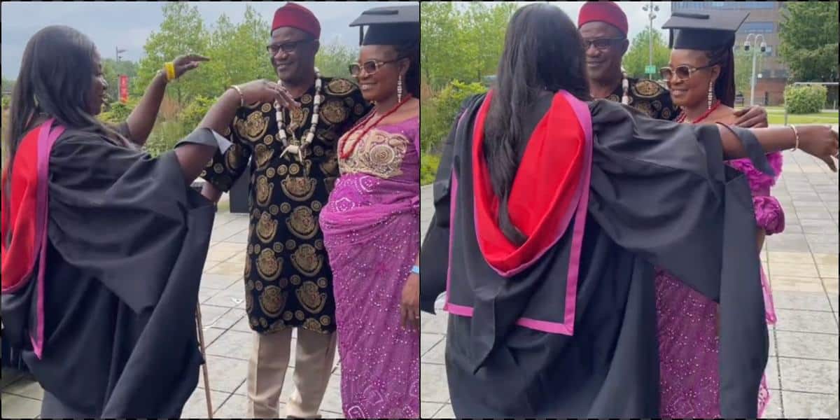 Graduate hails parent for paying N80M to give her two degrees abroad