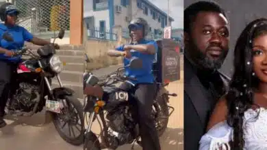 Mercy Johnson shares husband's reaction to her riding power bike for the first time