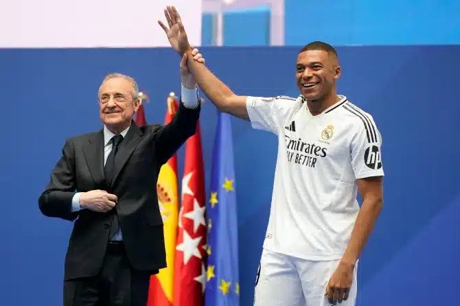 Mbappe to miss Real Madrid's pre-season despite being unveiled to 85,000 fans